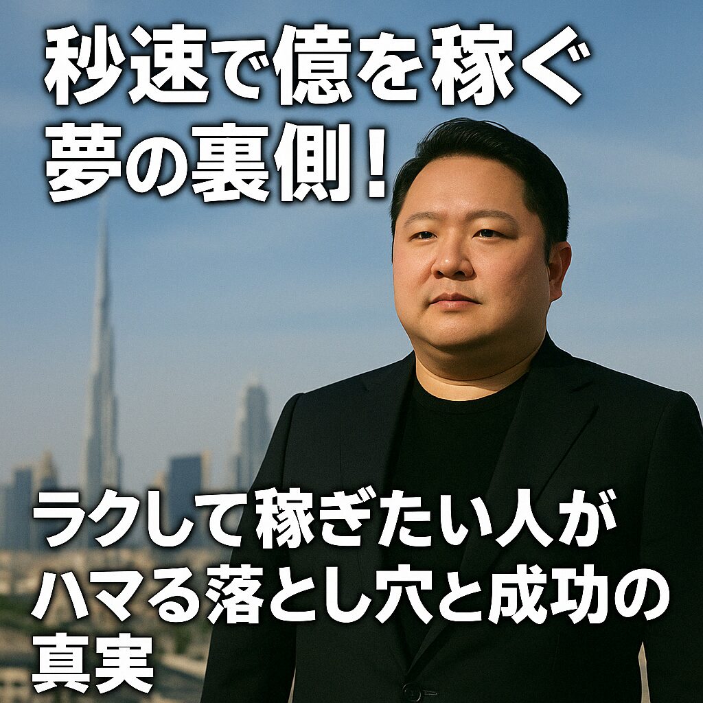 秒速で億を稼いだ先にあるものとは