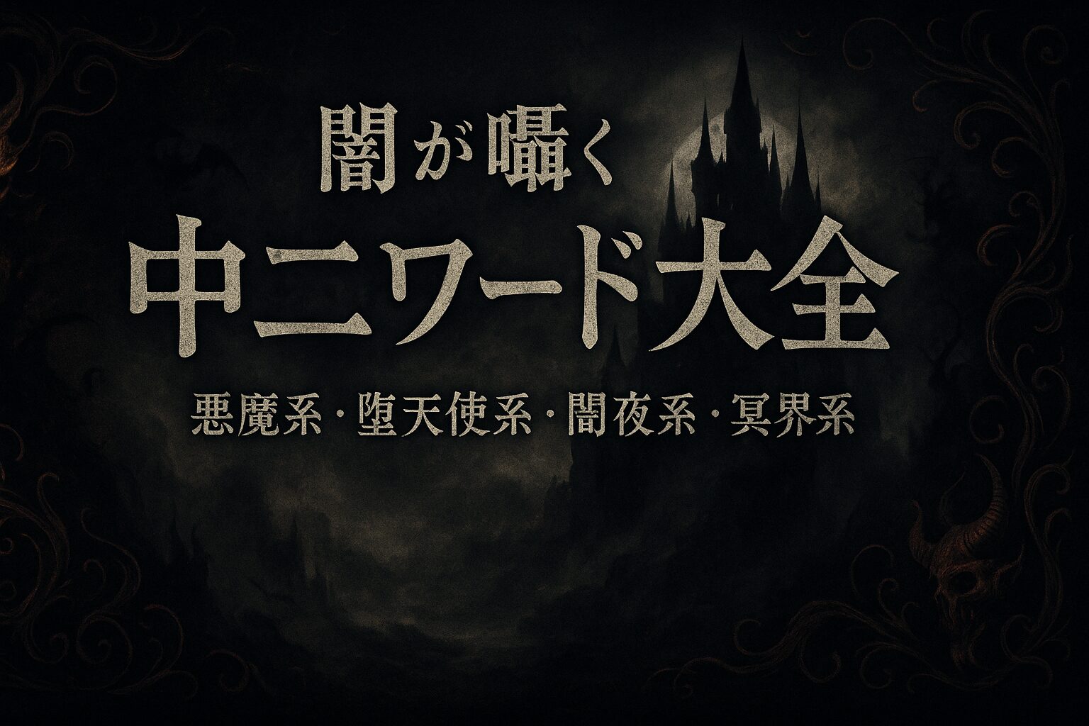 中二ワードについて