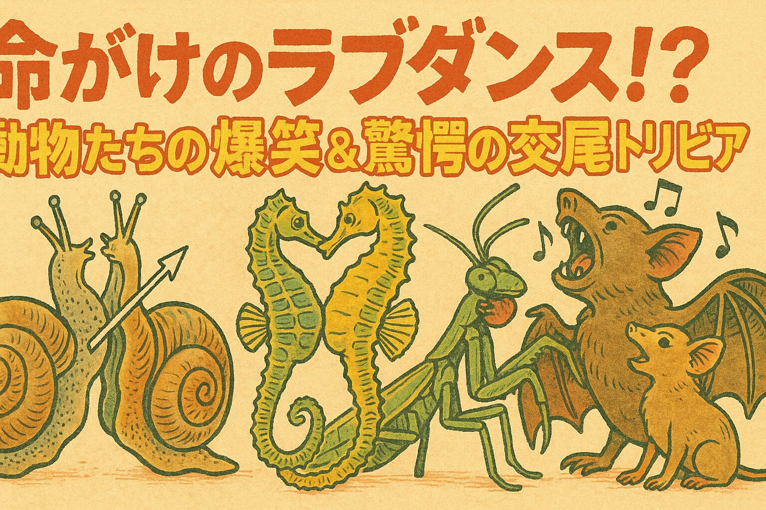 動物たちの交尾について