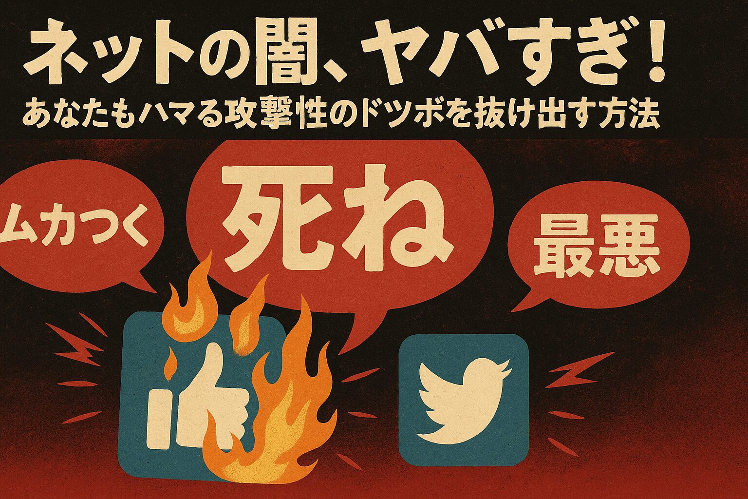 ネットは攻撃性の高い劇物！？