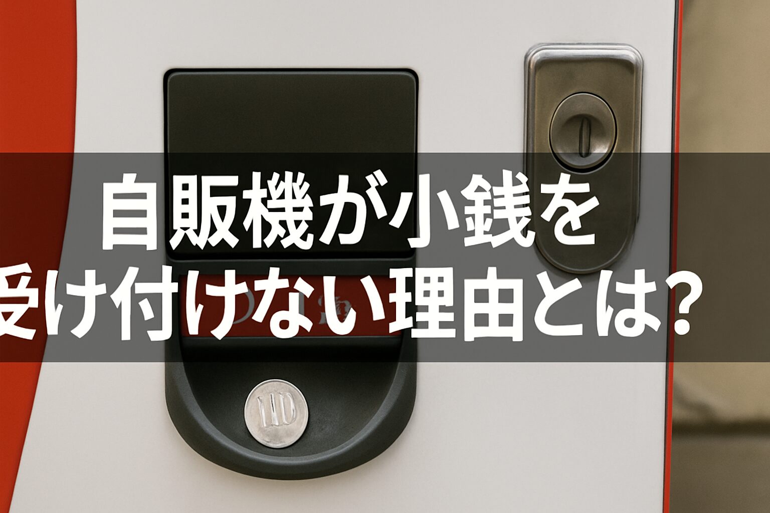 自販機から小銭が返ってきてしまう件について
