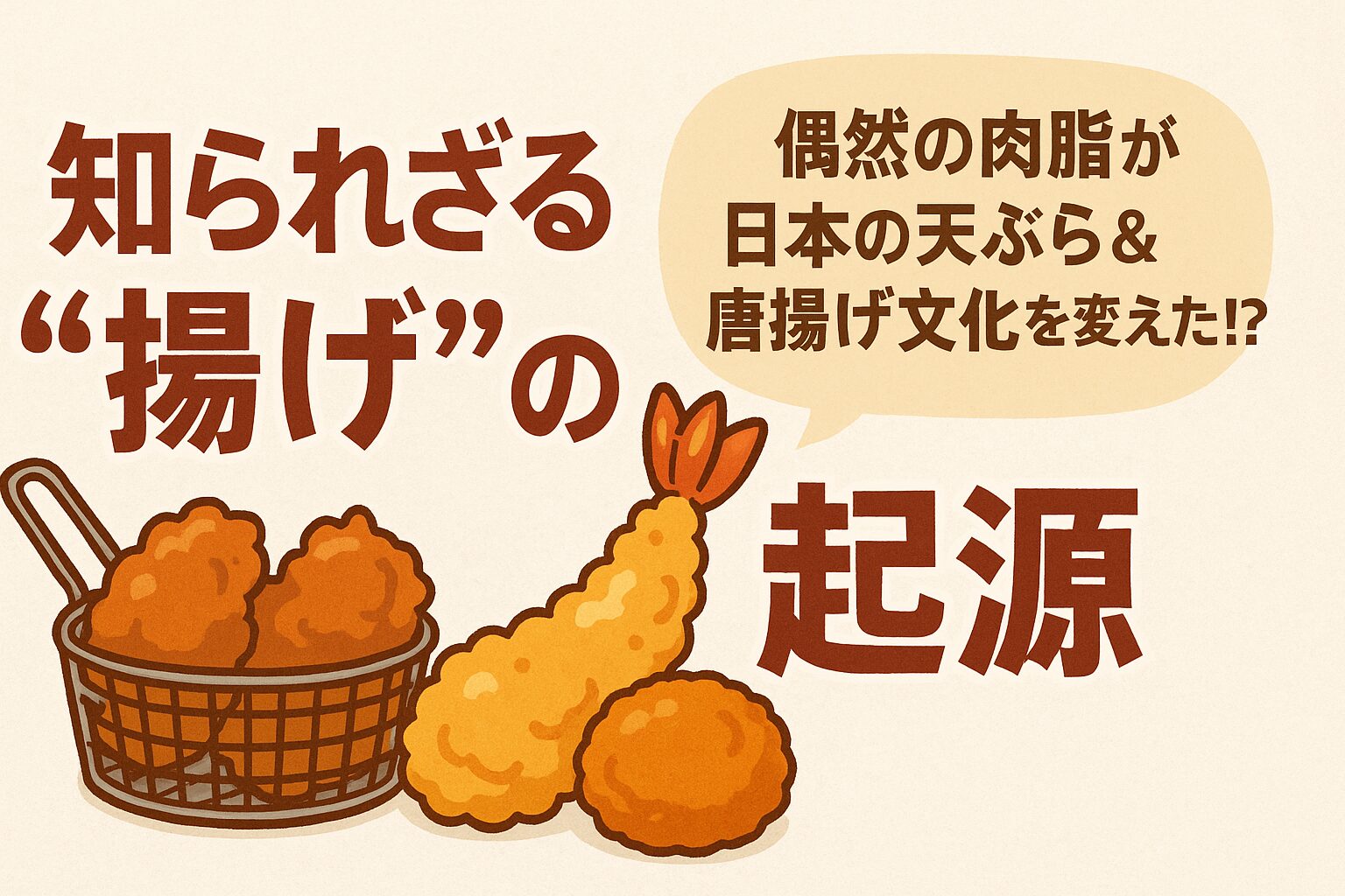 「揚げ」の歴史