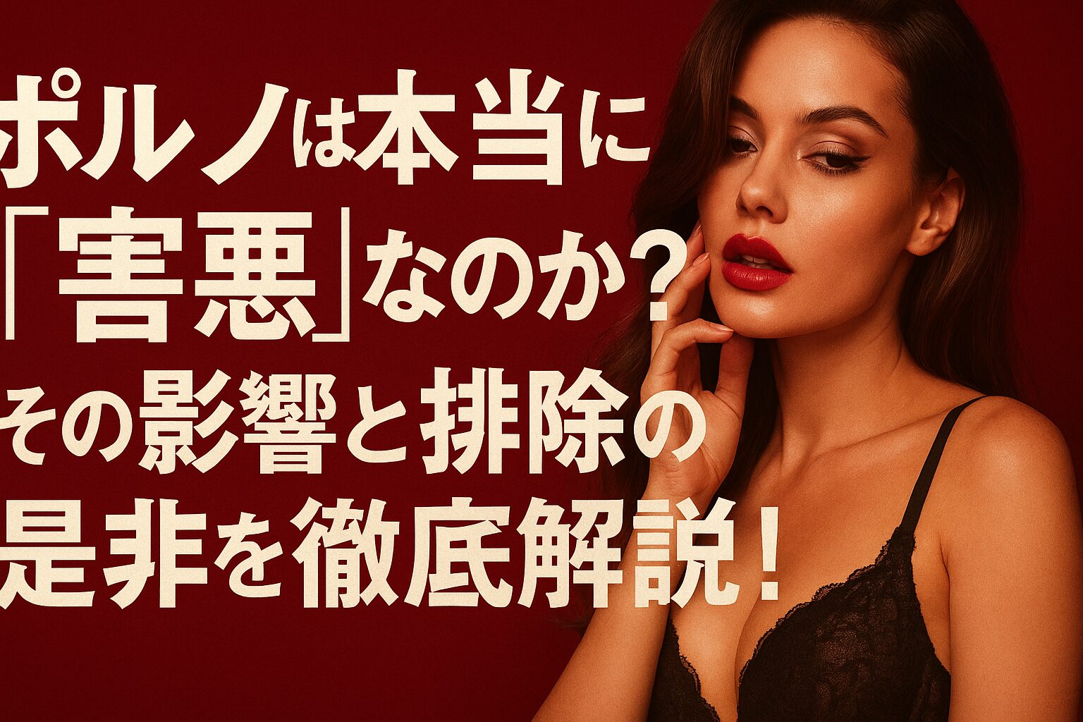 ポルノは悪？非モテへの救済？