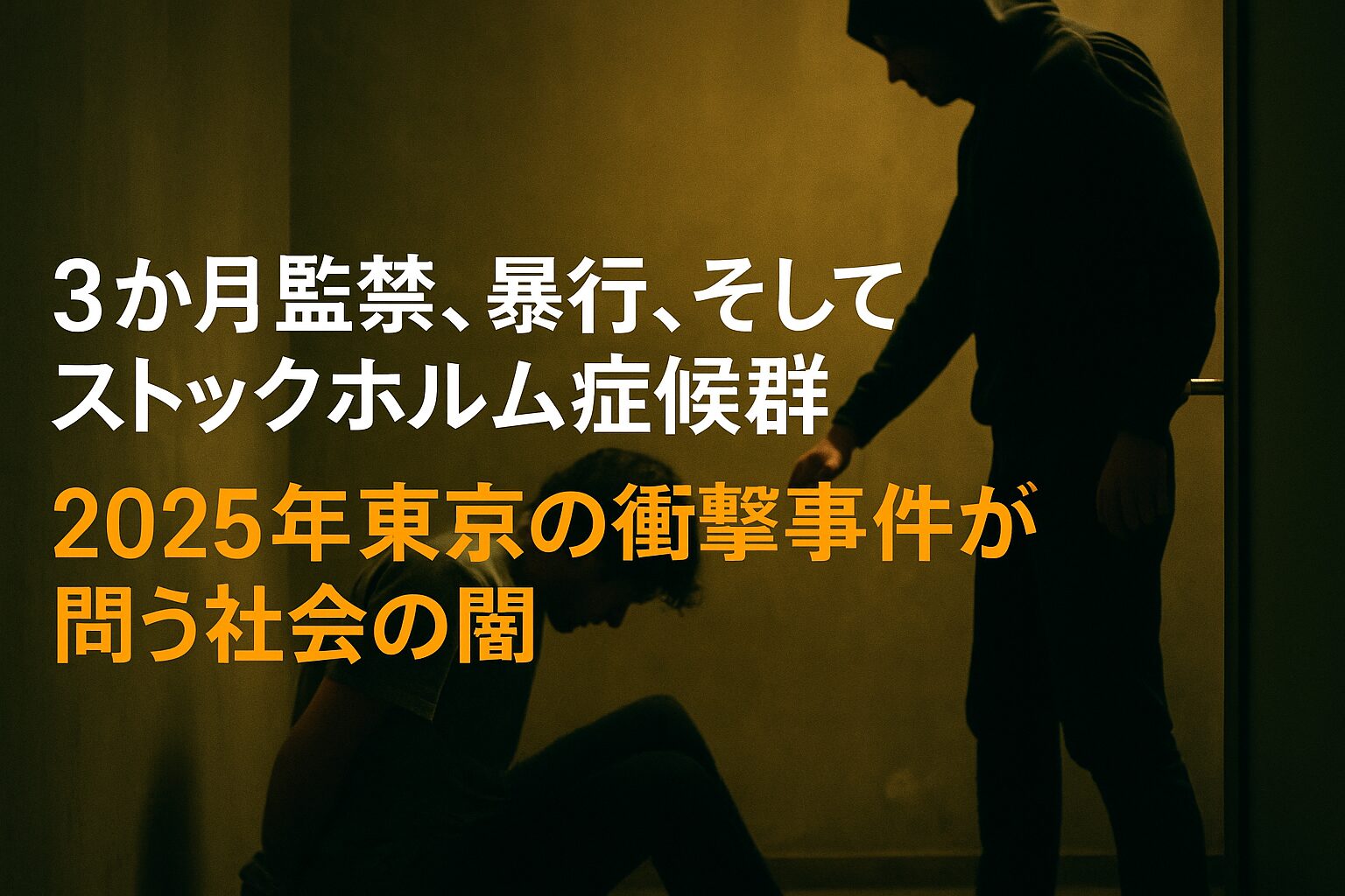ストックホルム症候群とは!?