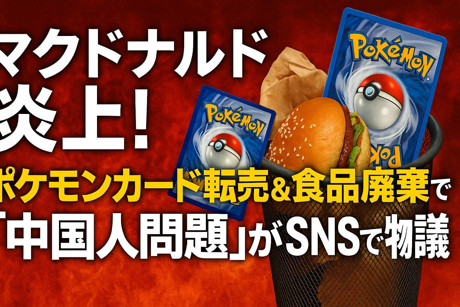 マクドナルド炎上