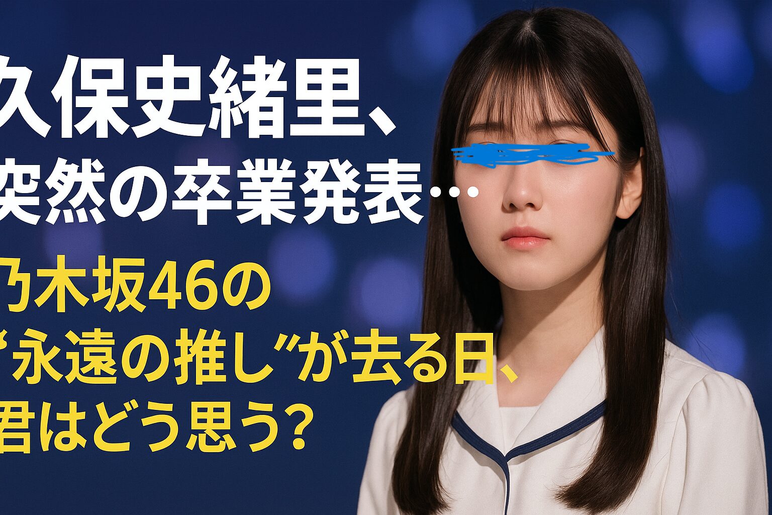 乃木坂46久保史緒里卒業発表