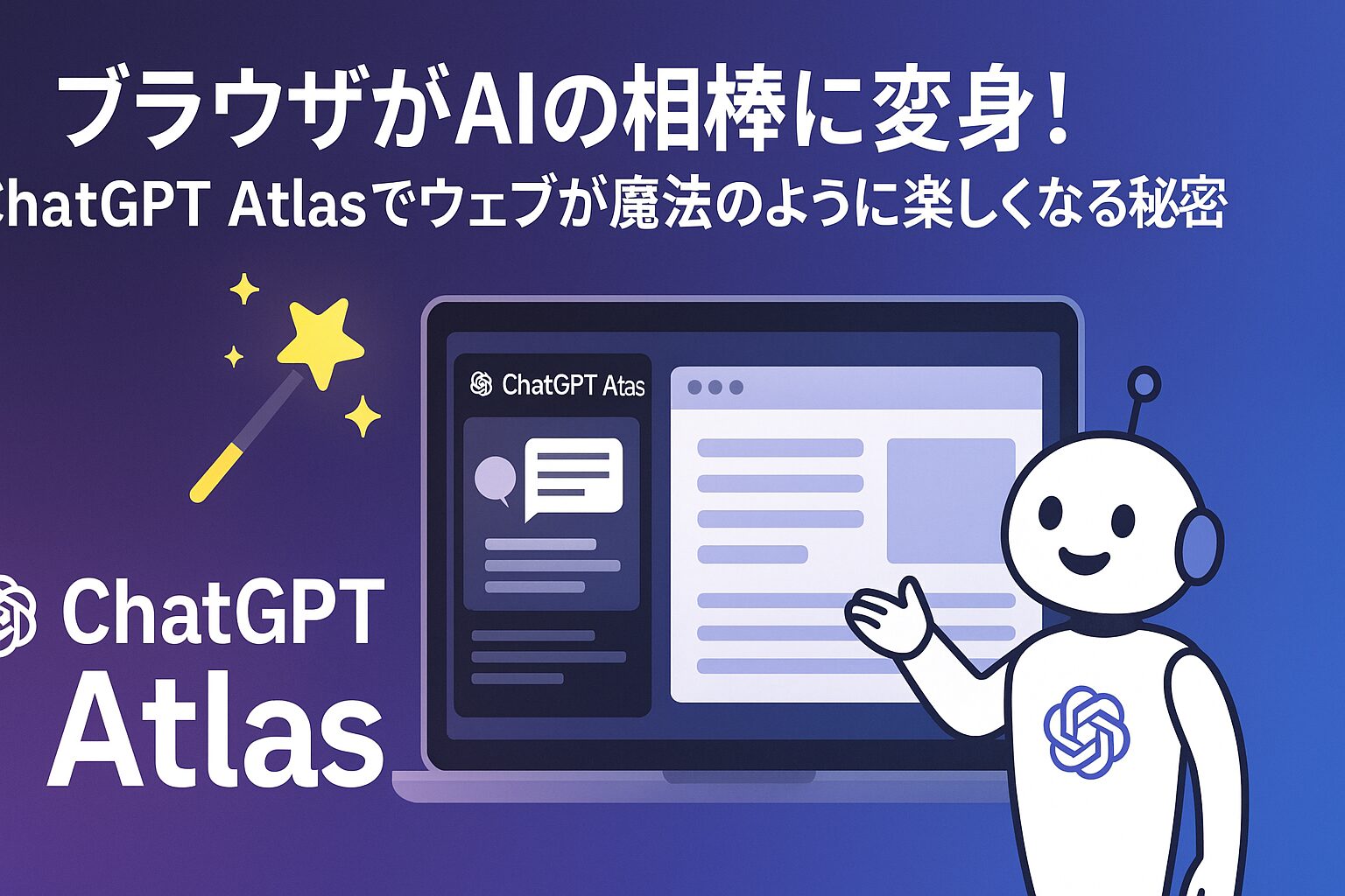 ChatGPT Atlas ブラウザ