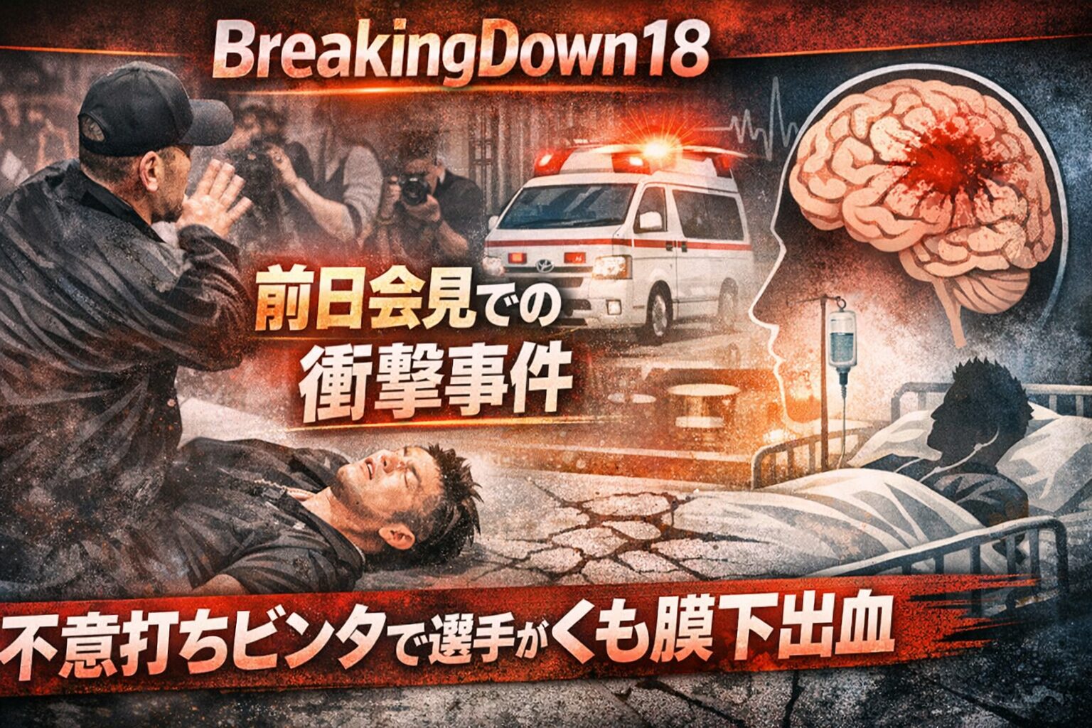 ブレイキングダウン18で重大な事故が！