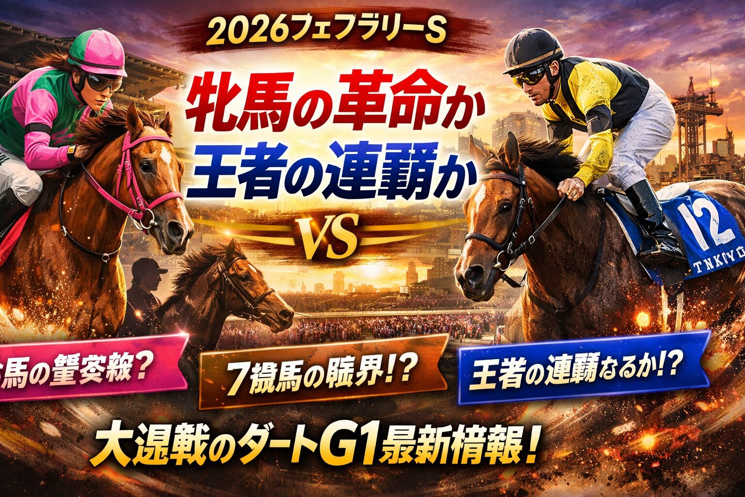 【2026フェブラリーS】“牝馬の革命か、王者の連覇か”