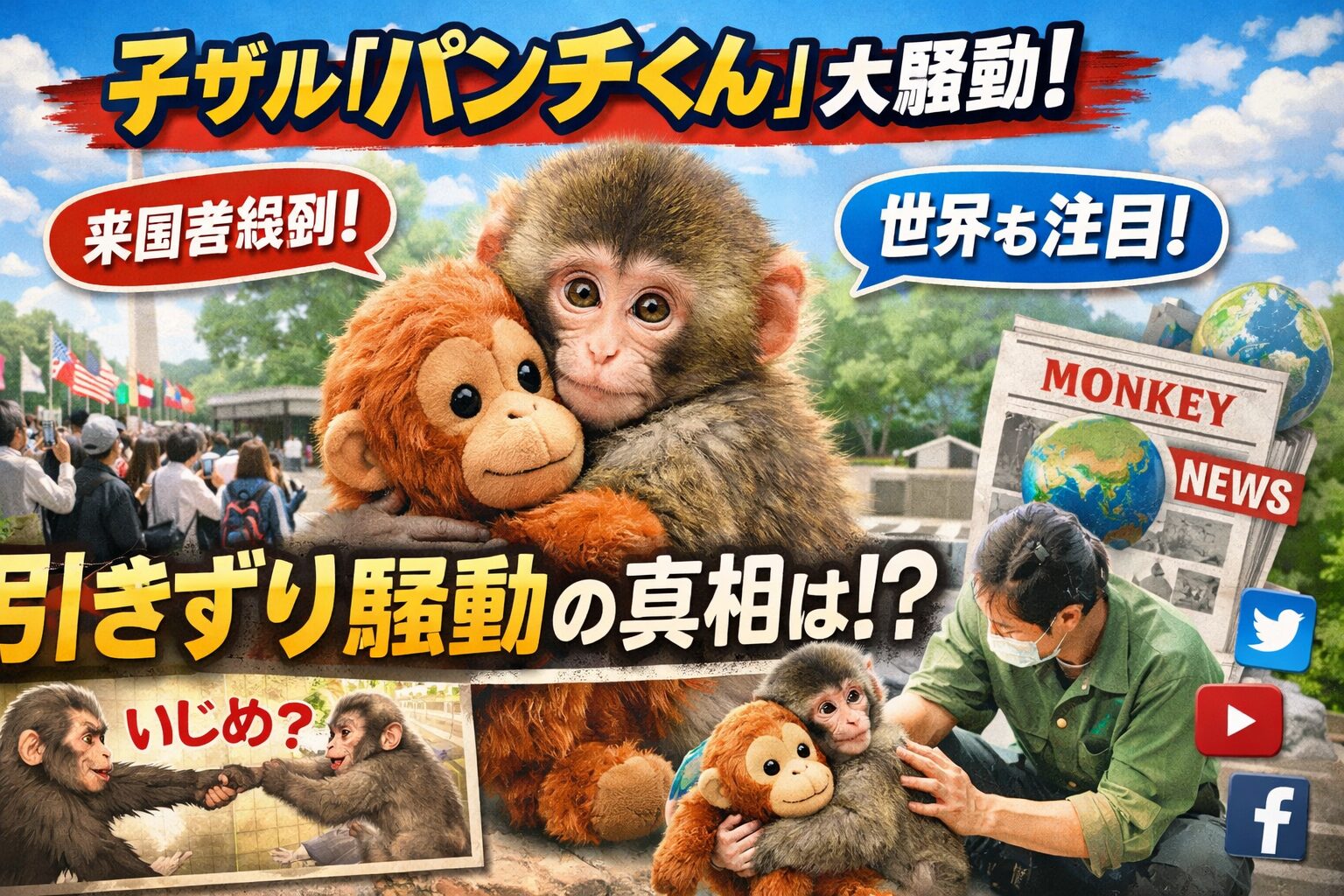 市川市動植物園の子ザル「パンチくん」最新まとめ｜引きずり騒動の真相と世界的反響