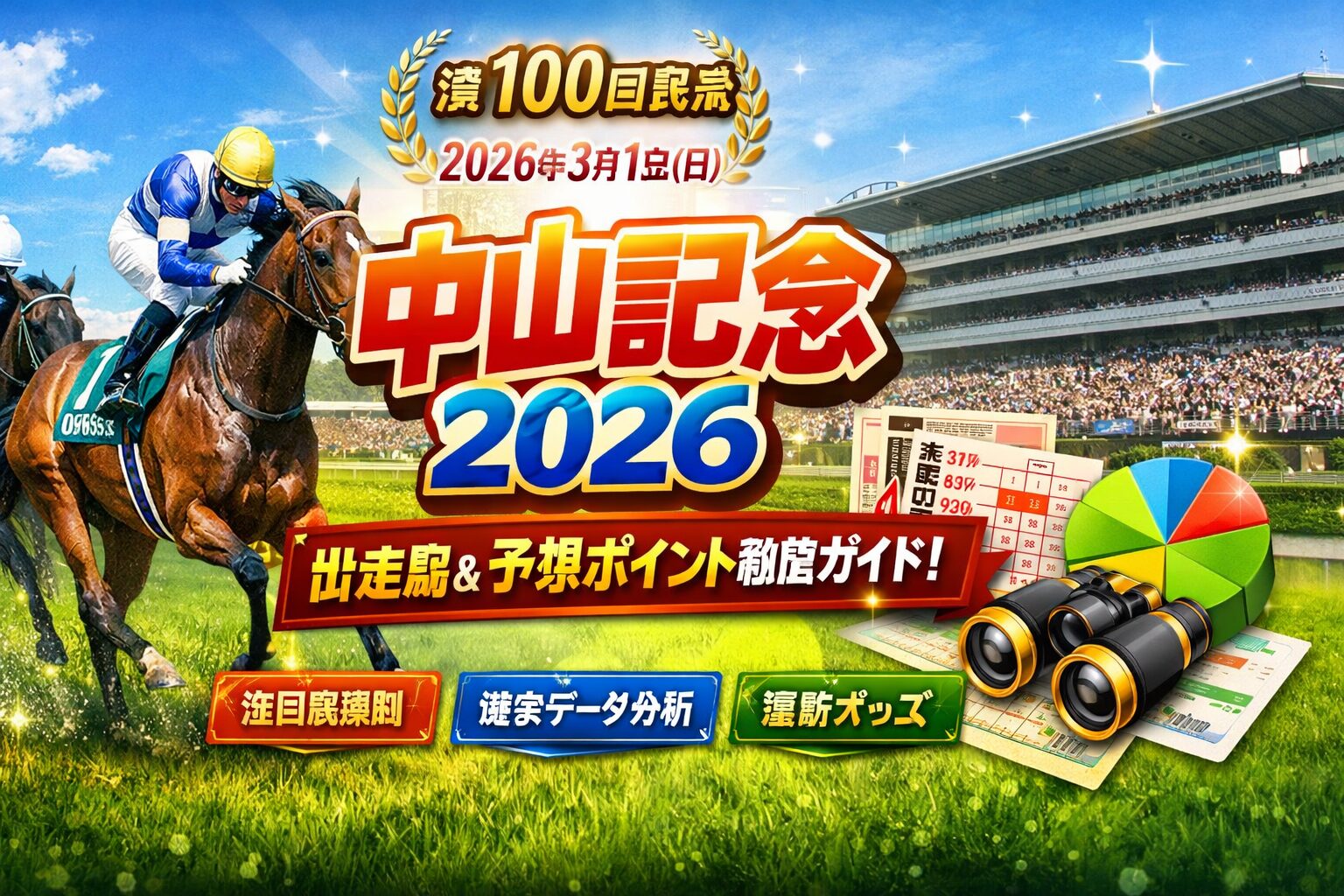2026年中山記念展望｜出走馬・傾向・データ分析と最新予想ポイント