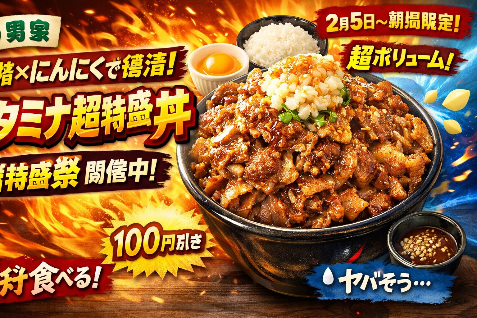 吉野家のスタミナ超特盛丼が背脂強化で復活、超特盛祭の内容とSNS反応を徹底整理