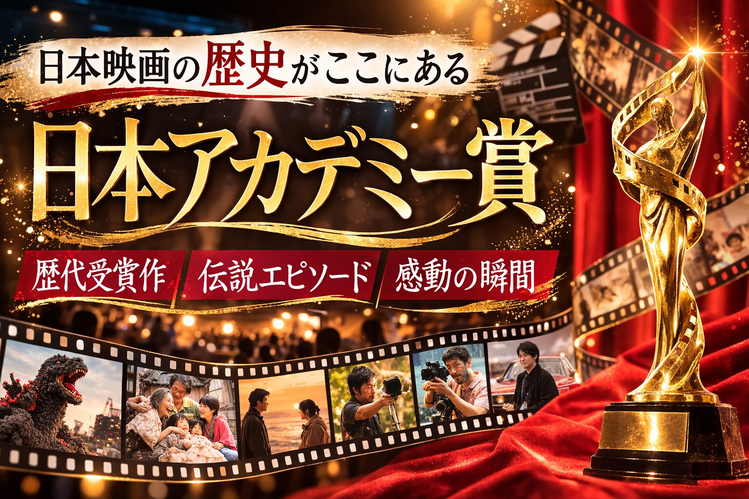 日本アカデミー賞とは何かを徹底解説｜歴代受賞作品・歴史・印象的エピソードまでまとめ