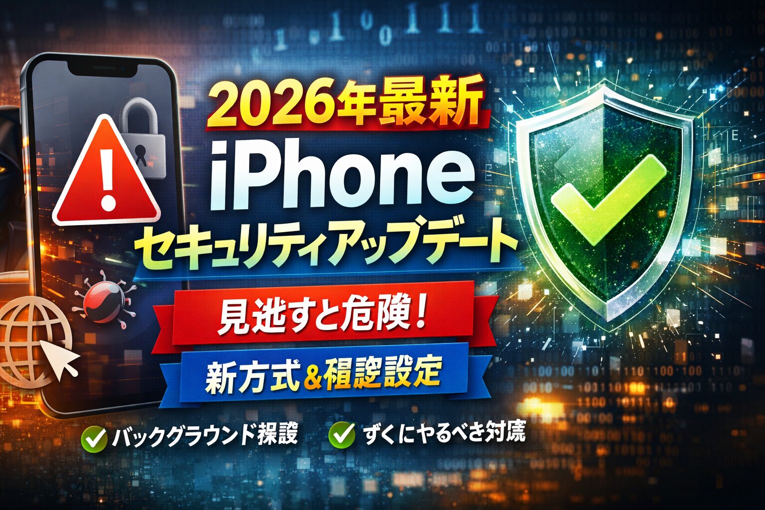 iPhoneのセキュリティアップデート最新情報とバックグラウンド保護機能の仕組みと確認方法