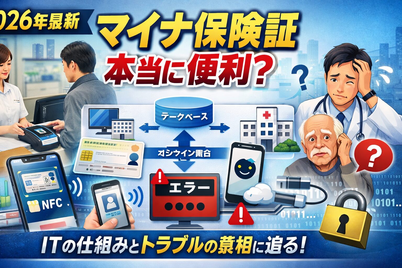 マイナ保険証の仕組みとトラブルの原因をIT視点で解説、オンライン資格確認システムの実態