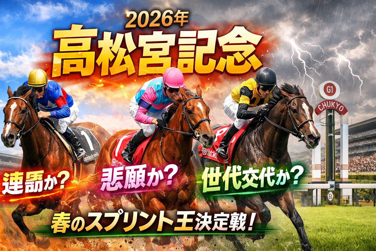 2026年高松宮記念の出走予定馬と最新予想オッズを整理、サトノレーヴ連覇かナムラクレア悲願達成かを展望