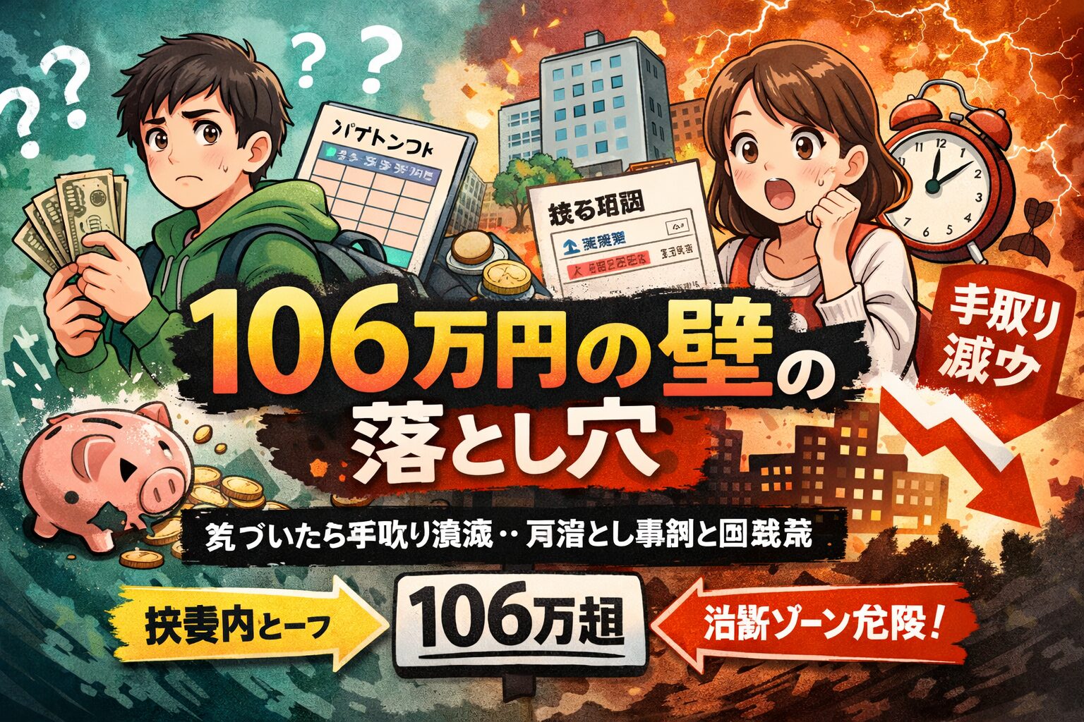 106万円の壁で損する人の共通点とは？見落としやすいケースと回避方法を具体例で解説