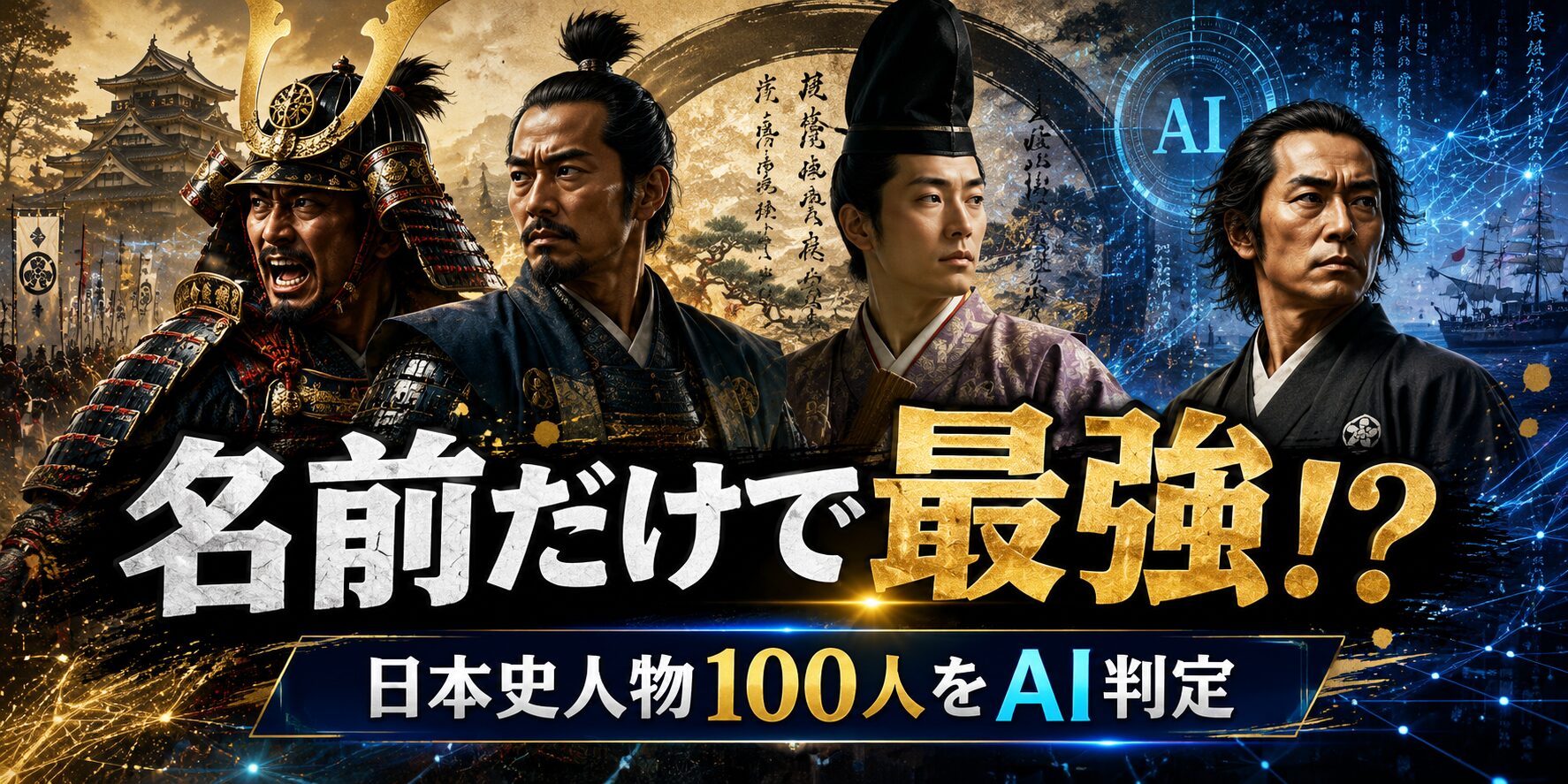 一番強そうな実在人物100人をAIが判定