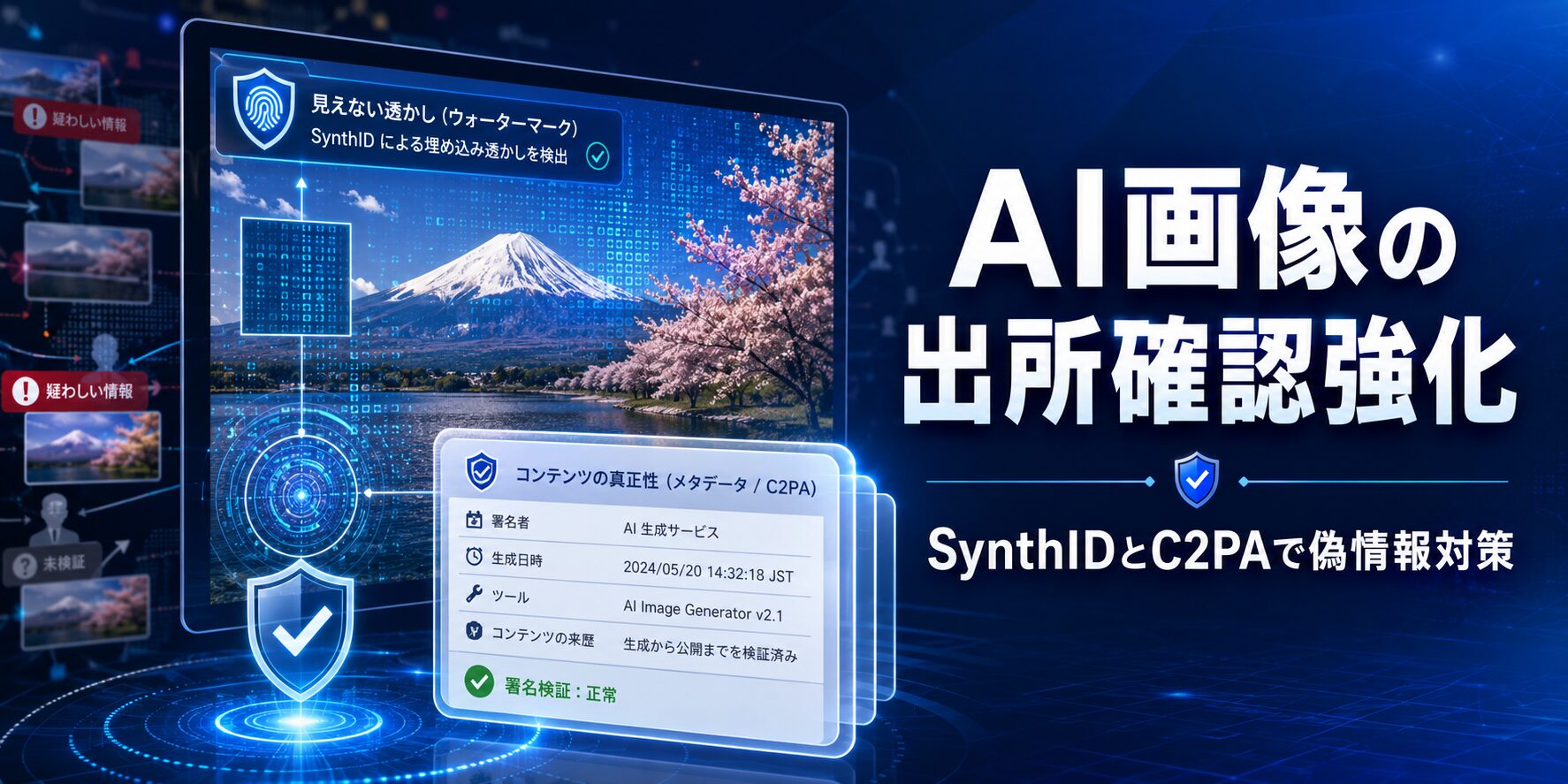 AI生成画像の出所確認