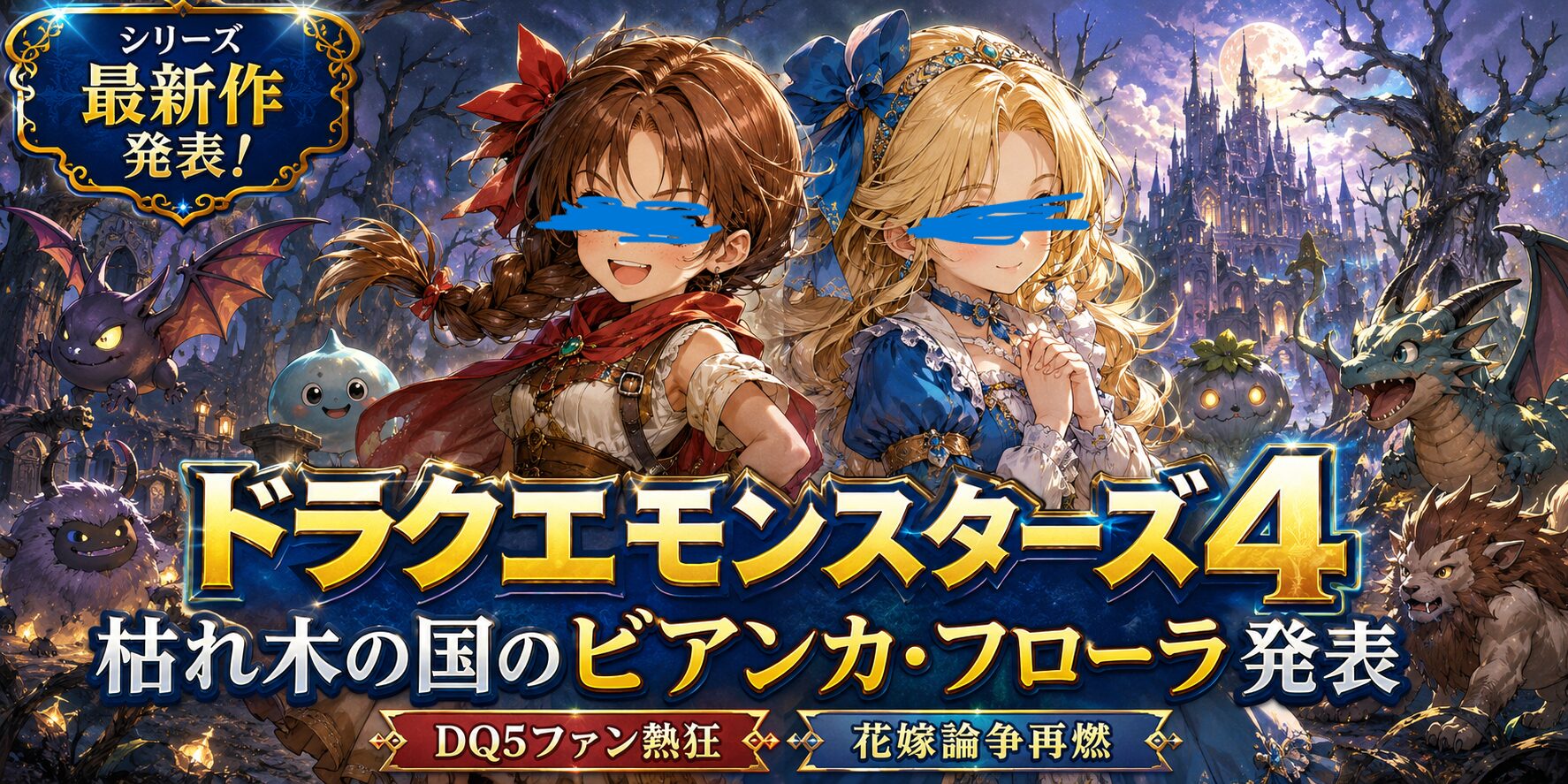 ドラゴンクエストモンスターズ4が発表