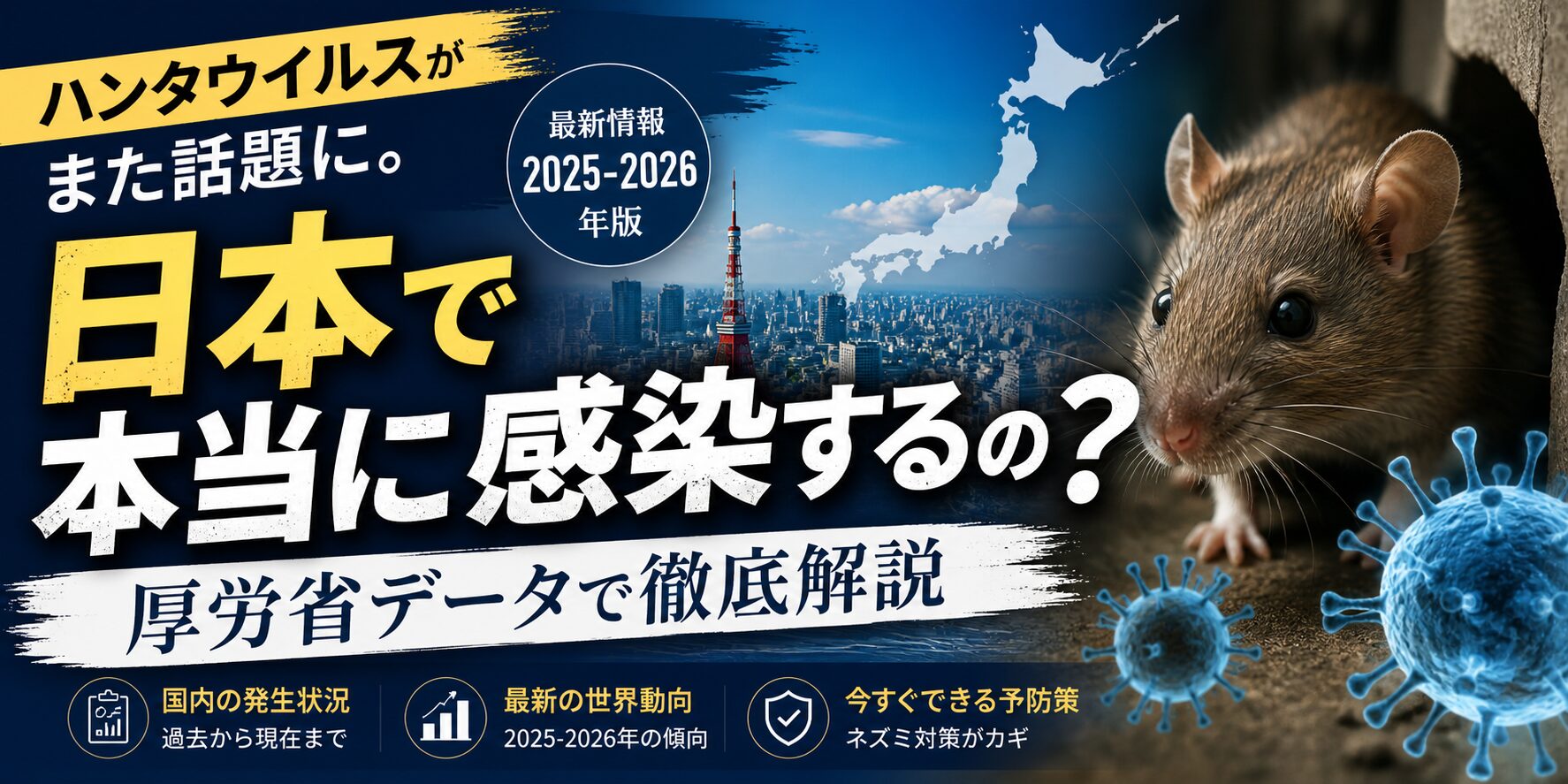 ハンタウイルスは日本で感染するのか