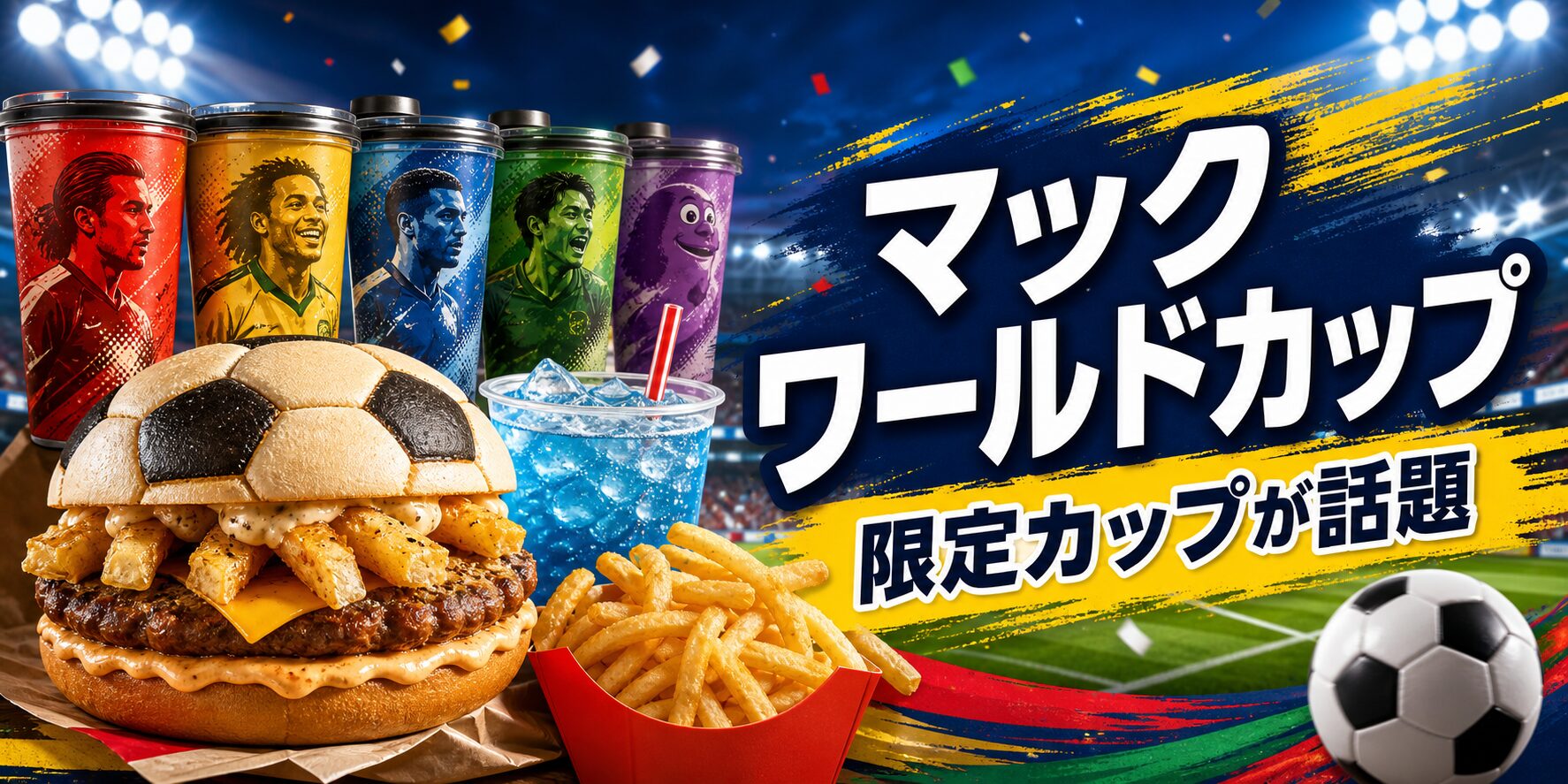 マックのワールドカップセットが発売開始
